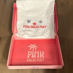 Pink Palm Puff XXS Sweatshirt (color pink)